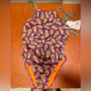 Speedo tie back swimsuit